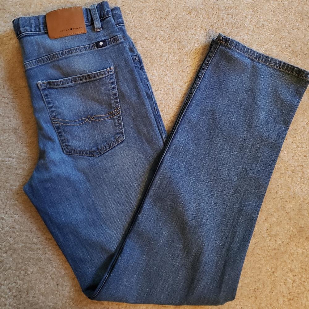 Boys Lucky Brand classic straight sz 20 EUC